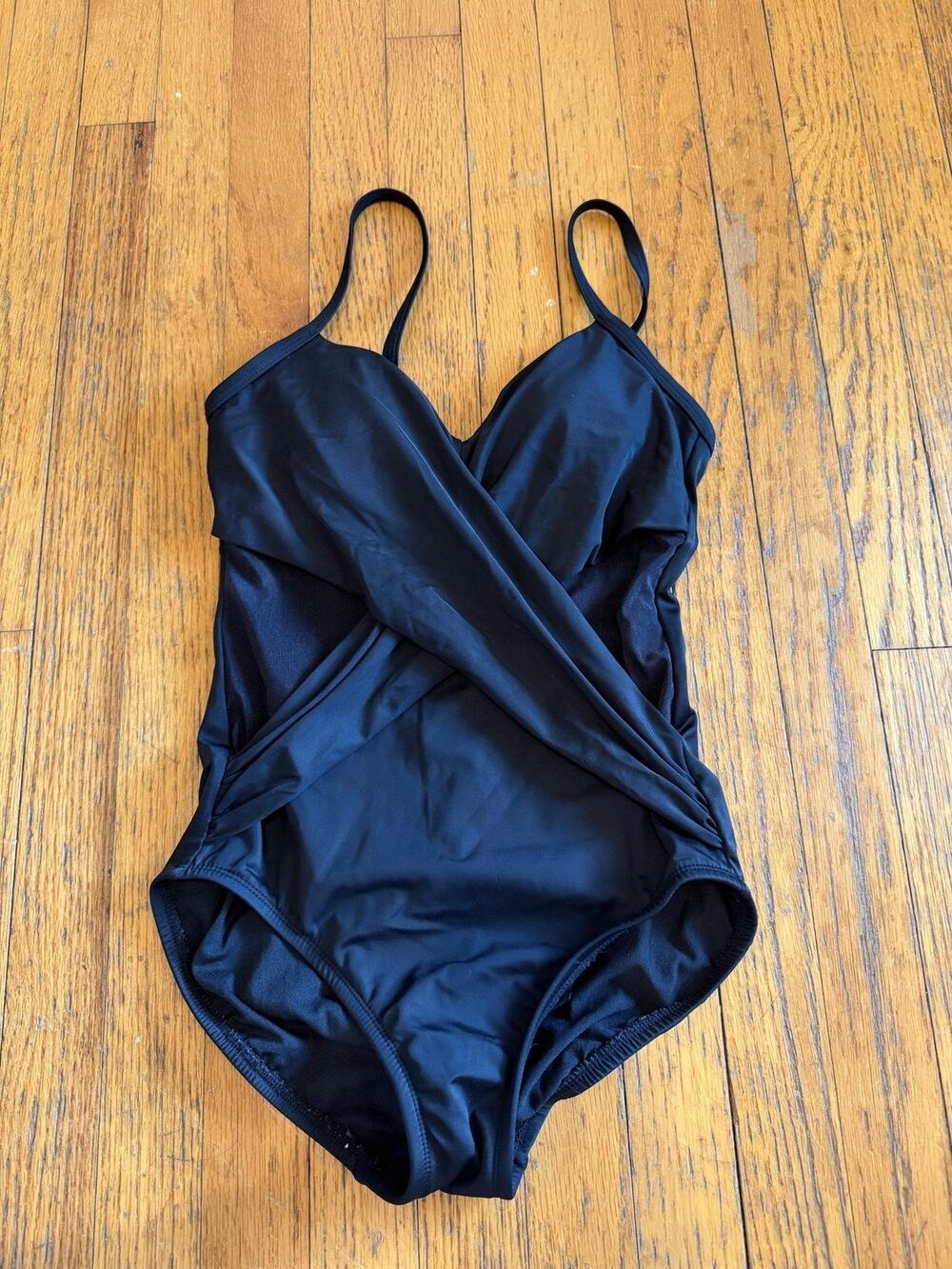 Embrace Your Curves Womens One Piece Swimsuit S Blk
